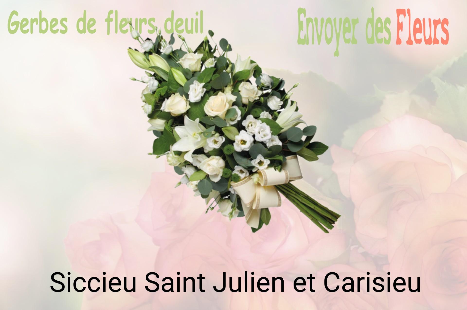 Gerbe de fleurs de deuil livrée à Siccieu-Saint-Julien-et-Carisieu